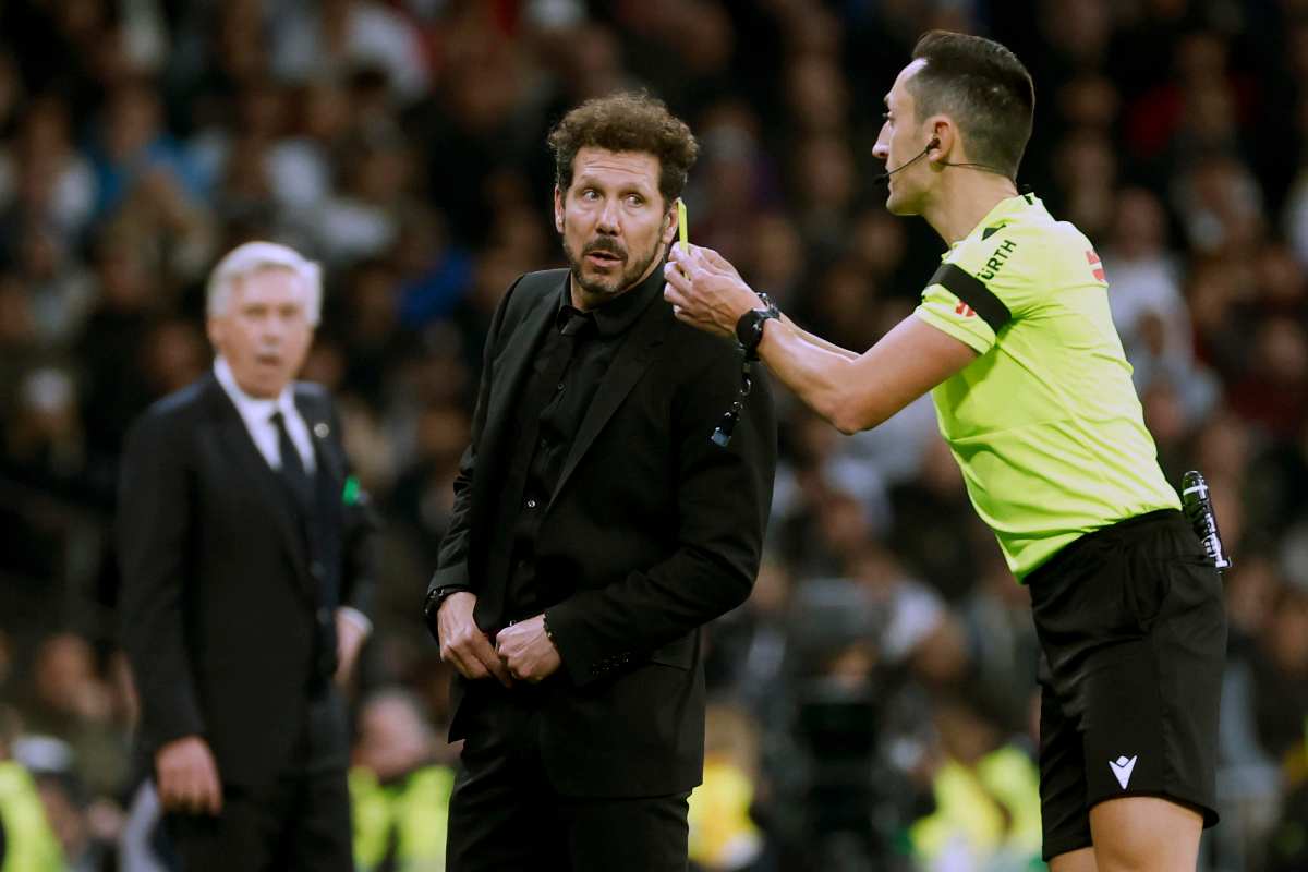 Polemiche contro l'arbitro nel derby di Madrid 