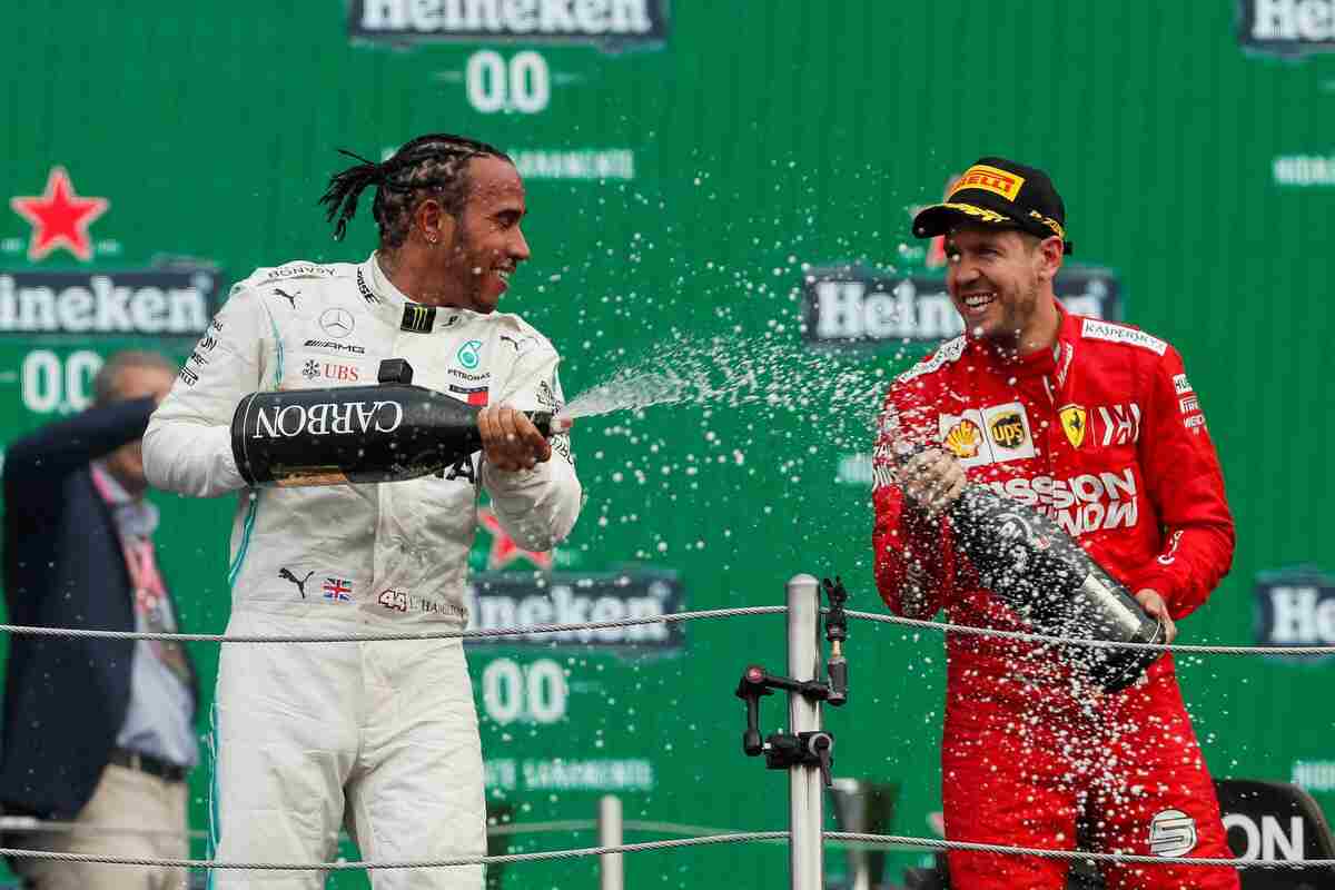 La profezia di Vettel su Hamilton alla Ferrari